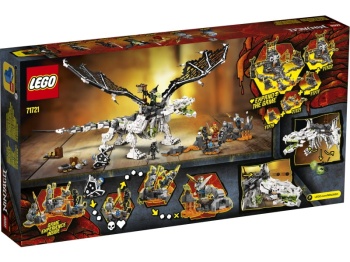 LEGO Ninjago 71721 Smok Szkieletowego Czarownika