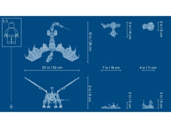 LEGO Ninjago 71721 Smok Szkieletowego Czarownika