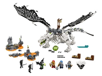 LEGO Ninjago 71721 Smok Szkieletowego Czarownika