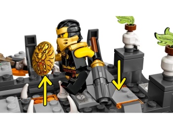 LEGO Ninjago 71722 Lochy Szkieletowego Czarownika