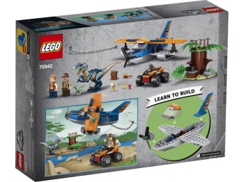 LEGO Jurassic World 75942 Welociraptor: na ratunek dwupłatowcem