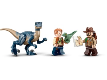 LEGO Jurassic World 75942 Welociraptor: na ratunek dwupłatowcem