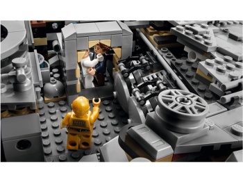 LEGO Star Wars 75192 Sokół Millennium Wnętrze