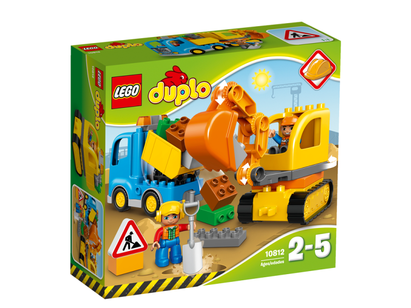 LEGO DUPLO 10812 Ciężarówka i koparka gąsienicowa