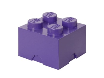 LEGO 40031749 Pojemnik na klocki 2x2 fioletowy