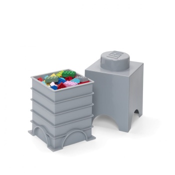 LEGO Classic 40011740 Pojemnik klocek LEGO Brick 1 - Szary