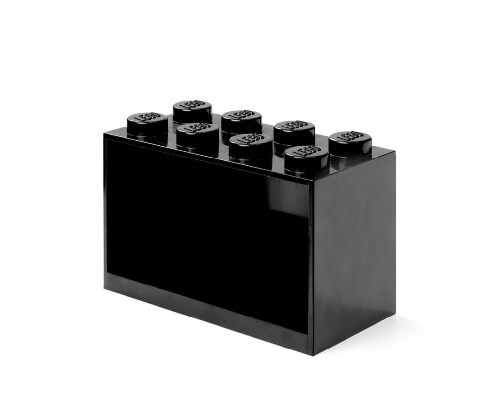 LEGO Classic 41151733 Półka LEGO BRICK 8 - Czarna