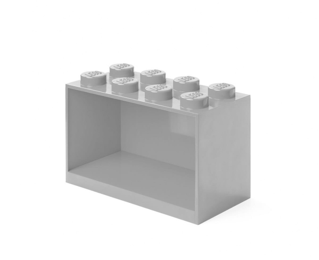 LEGO Classic 41151740 Półka LEGO BRICK 8 - Szara