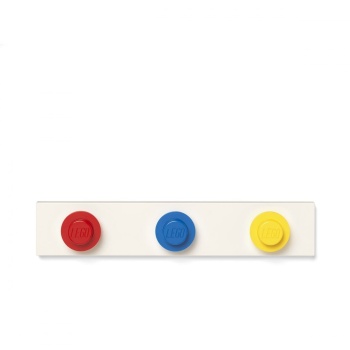LEGO Classic 41110001 Wieszaki LEGO na listwie - Czerwony, niebieski, żółty
