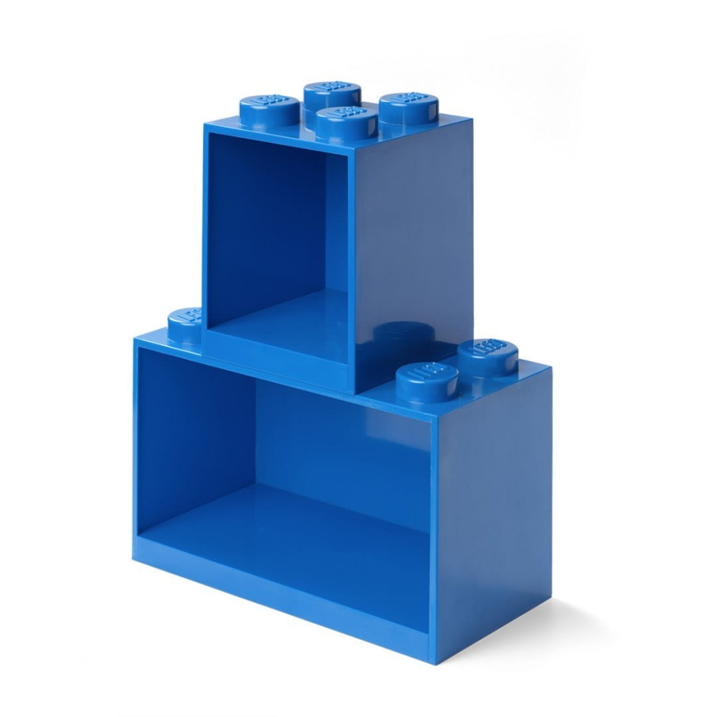 LEGO Classic 41171731 Zestaw półek LEGO BRICK 4 & BRICK 8 - Niebieskie