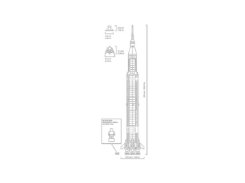 LEGO Ideas 92176 LEGO NASA Apollo Saturn V