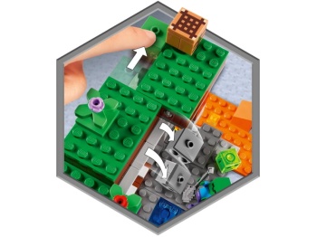 LEGO Minecraft 21166 Opuszczona kopalnia zestaw