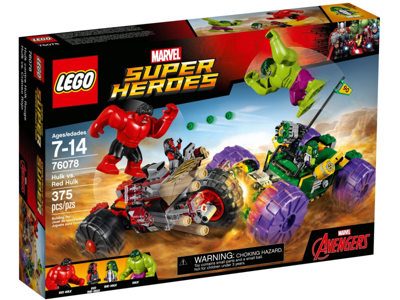 LEGO Super Heroes 76078 Hulk kontra Czerwony Hulk