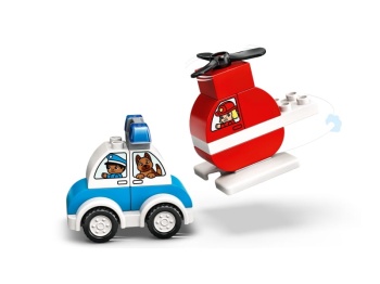 LEGO DUPLO 10957 Helikopter strażacki i radiowóz