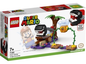 LEGO Super Mario 71381 Spotkanie z Chain Chompem w dżungli — zestaw dodatkowy