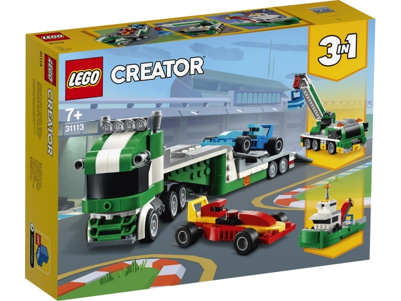 LEGO Creator 31113 Laweta z wyścigówkami