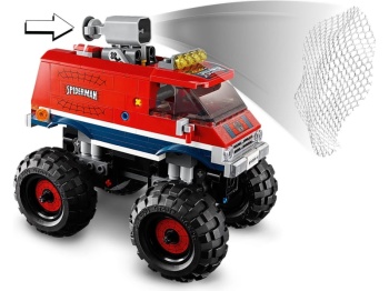 LEGO Super Heroes 76174 Monster truck Spider-Mana kontra Mysterio