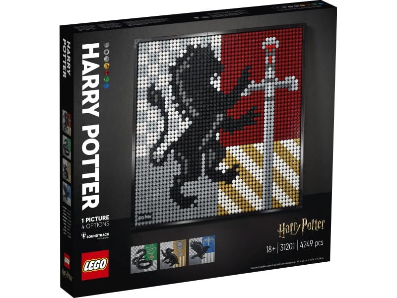 LEGO ART 31201 Harry Potter Herby Hogwartu