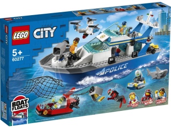 LEGO City 60277 Policyjna łódź patrolowa