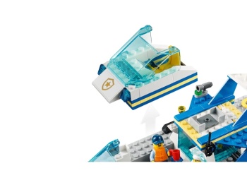 LEGO City 60277 Policyjna łódź patrolowa