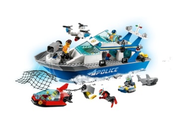 LEGO City 60277 Policyjna łódź patrolowa