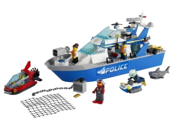 LEGO City 60277 Policyjna łódź patrolowa