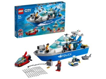 LEGO City 60277 Policyjna łódź patrolowa