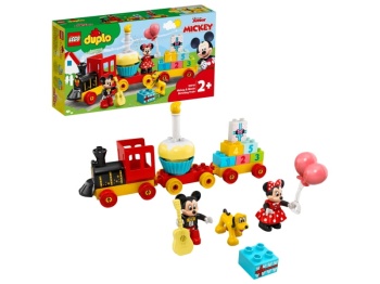 LEGO DUPLO 10941 Urodzinowy pociąg myszek Miki i Minnie