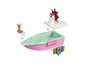 LEGO Disney Princess 43191 Świąteczna łódź Arielki
