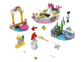 LEGO Disney Princess 43191 Świąteczna łódź Arielki