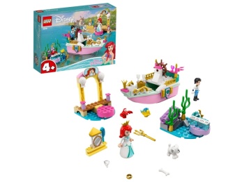 LEGO Disney Princess 43191 Świąteczna łódź Arielki