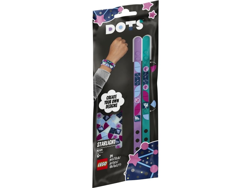 LEGO DOTS 41934 Bransoletki z gwiazdami