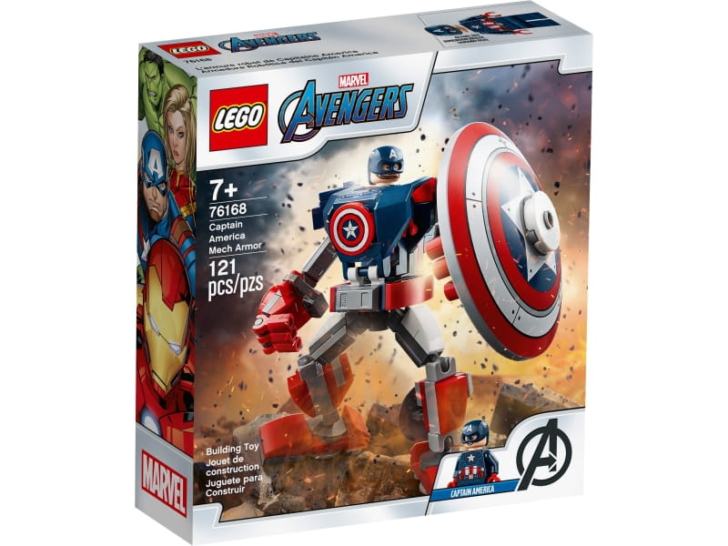 LEGO Super Heroes 76168 Opancerzony mech Kapitana Ameryki