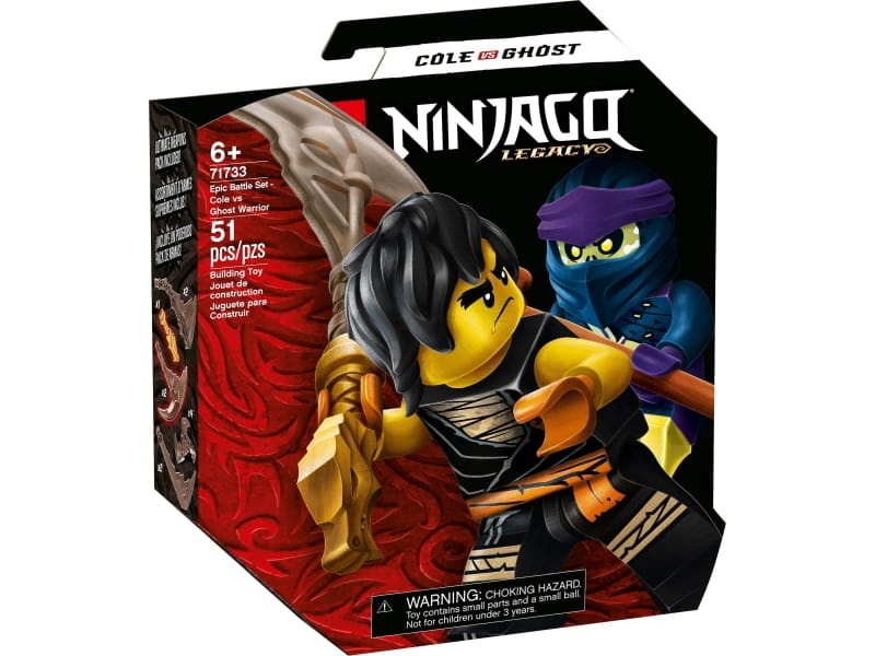 LEGO Ninjago 71733 Epicki zestaw bojowy - Cole kontra Wojownik-duch