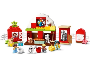 LEGO DUPLO 10952 Stodoła, traktor i zwierzęta gospodarskie