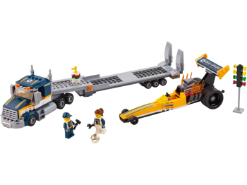 LEGO City 60151 Transporter dragsterów 