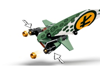 LEGO Ninjago 71745 Dżunglowy chopper Lloyda
