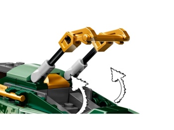 LEGO Ninjago 71745 Dżunglowy chopper Lloyda