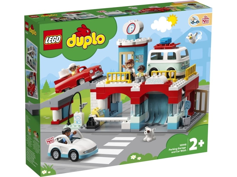LEGO DUPLO 10948 Parking piętrowy i myjnia samochodowa