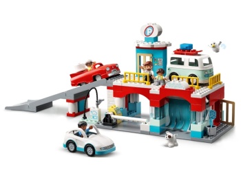 LEGO DUPLO 10948 Parking piętrowy i myjnia samochodowa