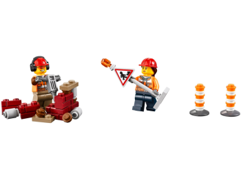 LEGO City 60152 Zamiatacz ulic i koparka 
