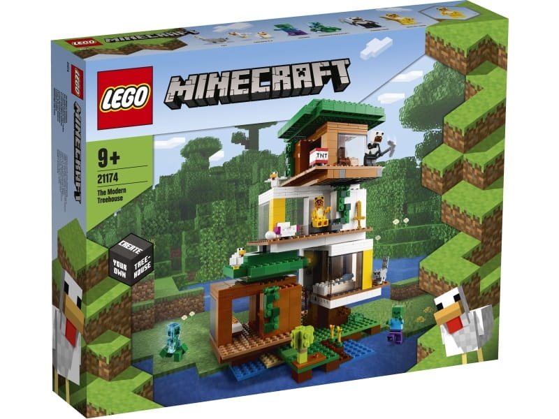 LEGO Minecraft 21174 Nowoczesny domek na drzewie