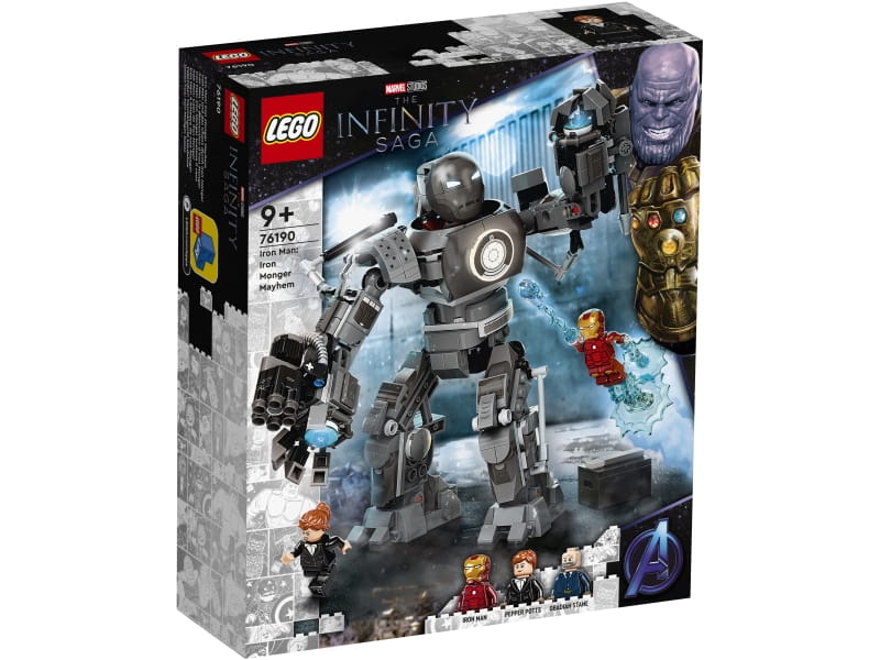 LEGO Super Heroes 76190 Iron Man: zadyma z Iron Mongerem