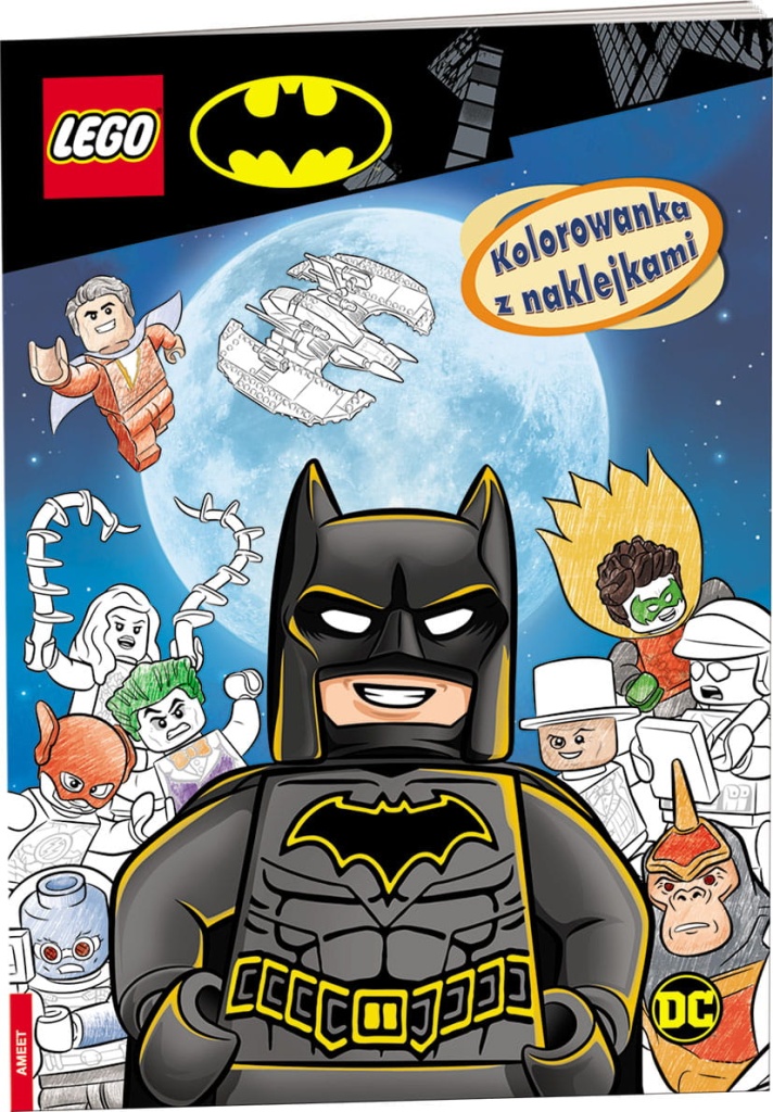 LEGO NA6450 BATMAN KOLOROWANKA Z NAKLEJKAMI