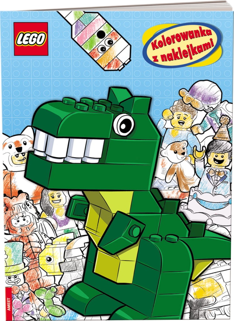 LEGO ICONIC NA6601 KOLOROWANKA Z NAKLEJKAMI