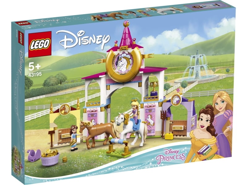 LEGO Disney Princess 43195 Królewskie stajnie Belli i Roszpunki