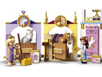 LEGO Disney Princess 43195 Królewskie stajnie Belli i Roszpunki