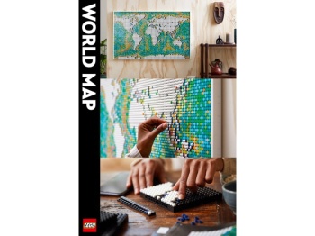 LEGO ART 31203 Mapa świata