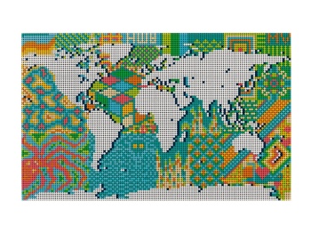 LEGO ART 31203 Mapa świata