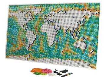 LEGO ART 31203 Mapa świata